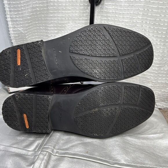 Rockport Walkability Adiprene Adidas Hydroshield Burgundy Wingtip Shoes Mens 14W - Picture 10 of 14